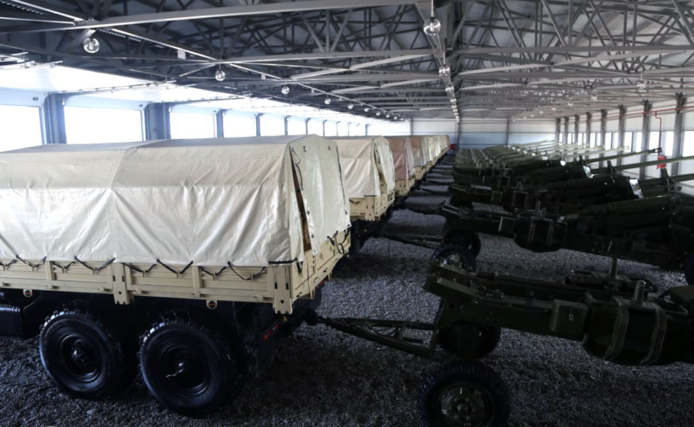 Закир Гасанов открыл воинскую часть ракетных и артиллерийских войск в прифронтовой зоне