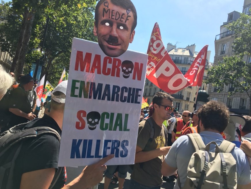 Массовые беспорядки в Париже