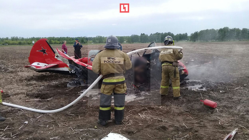 В России рухнул Як-52