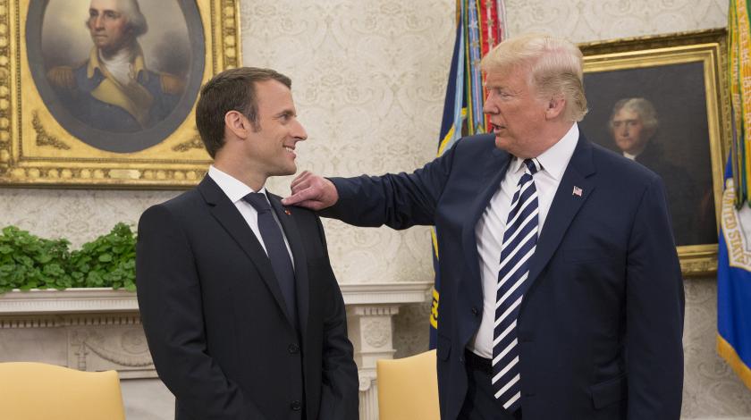 Макрон признался, что прислушался к советам из книги Трампа