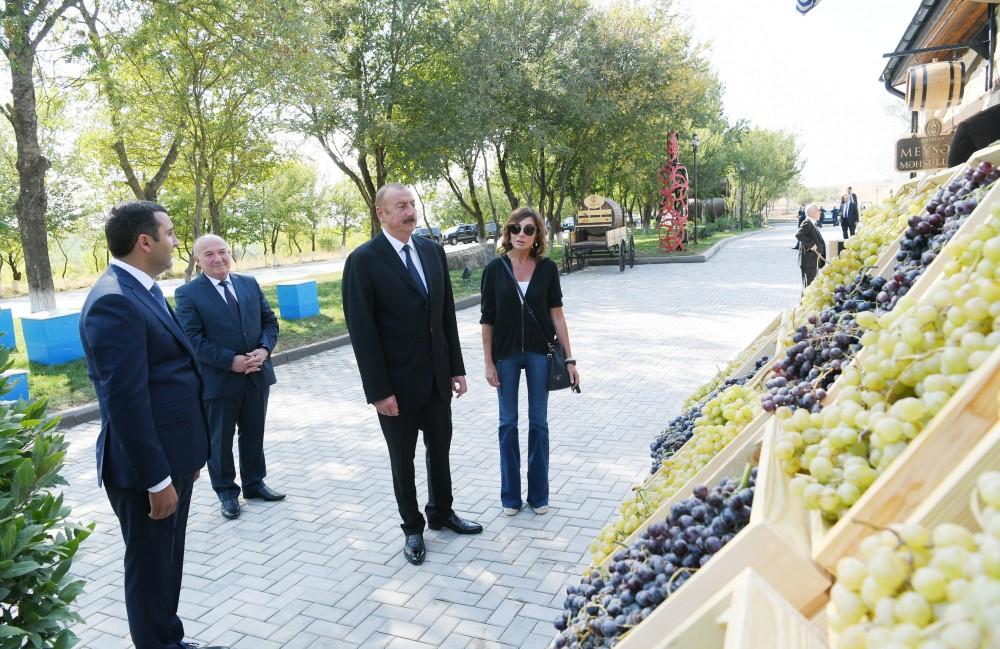 Ильхам Алиев принял участие в открытии ряда объектов