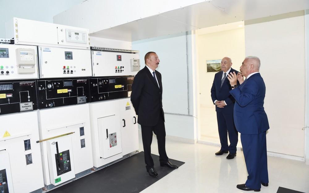 Ильхам Алиев принял участие в открытии ряда объектов