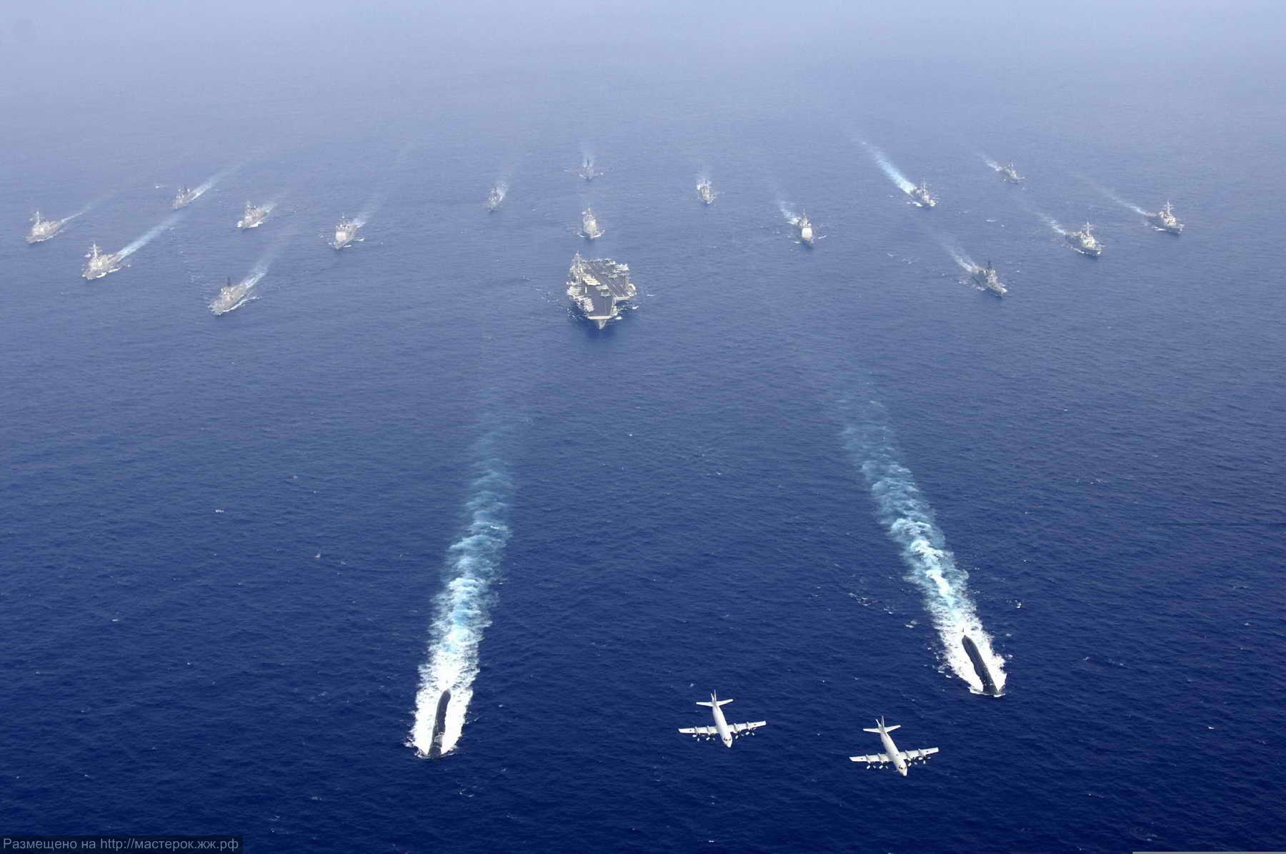 США проведут учения авианосной ударной группы ВМС в центральной части Средиземного моря