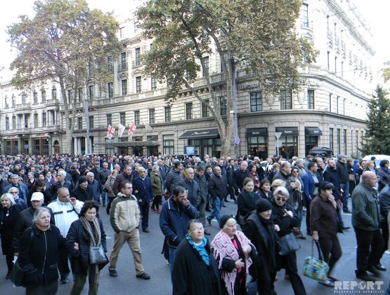 В Тбилиси прошла акция противников Саакашвили