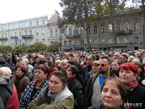 В Тбилиси прошла акция противников Саакашвили