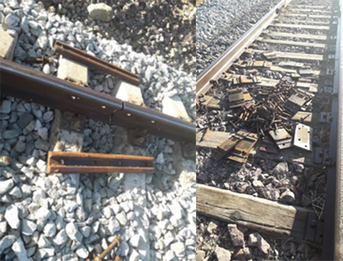 СГБ задержала двоих граждан за кражу деталей с железной дороги госзначения