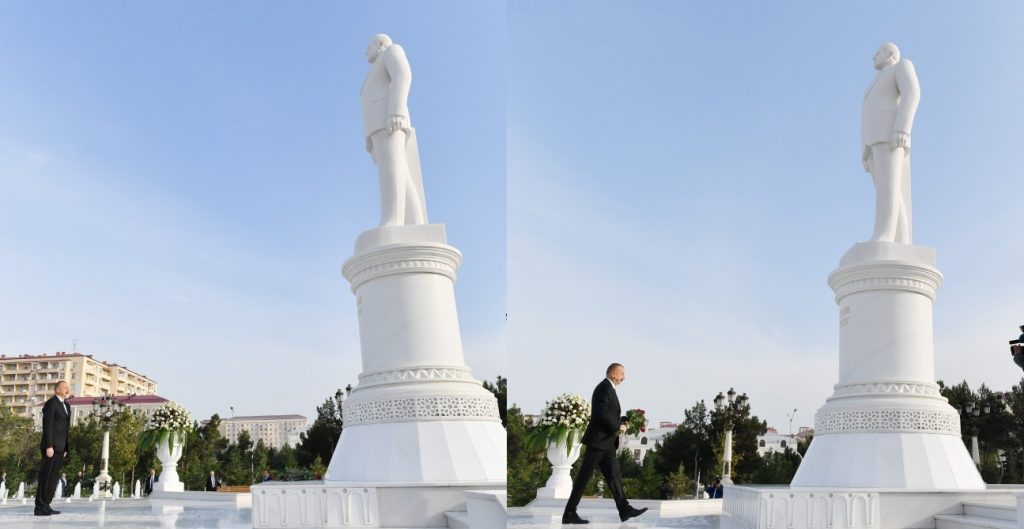 Ильхам Алиев в Сумгайыте