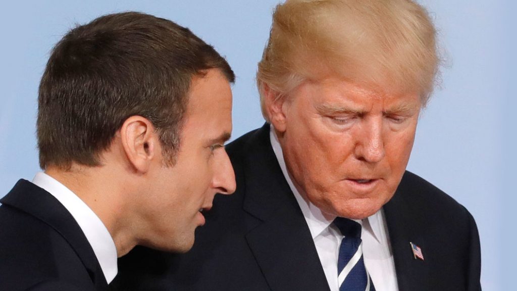 Макрон рассказал об отношении к твитам Трампа