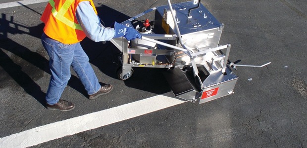 На Бакинской кольцевой-1 будет наносится дорожная разметка