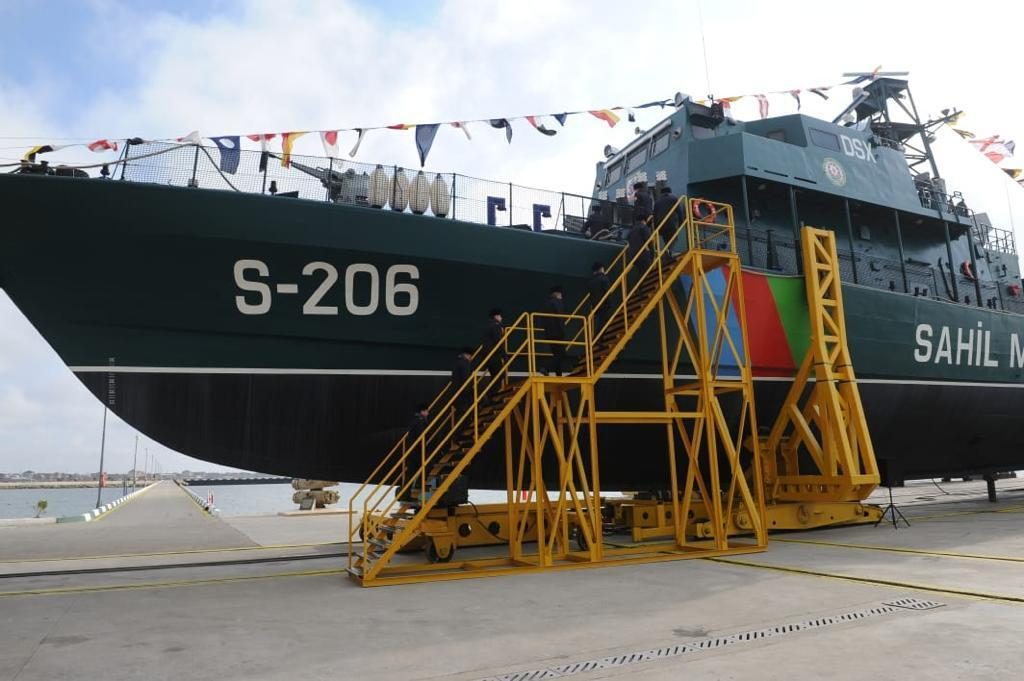 Пограничный сторожевой корабль "Туфан" заступил на боевую службу на Каспии