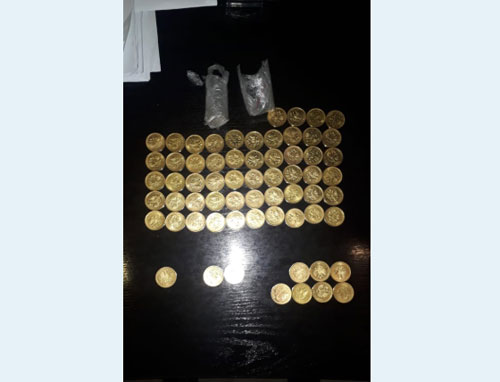 Таможня предотвратила незаконный ввоз в Азербайджан золотых российских царских монет