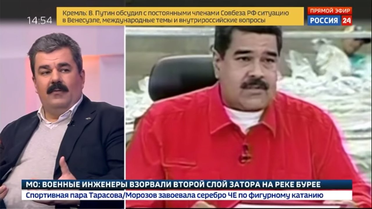 Двойник Трампа комментирует сюжеты о США на телеканале «России 24»