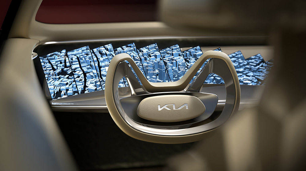 Kia показала концепт-кар с 21 дисплеем