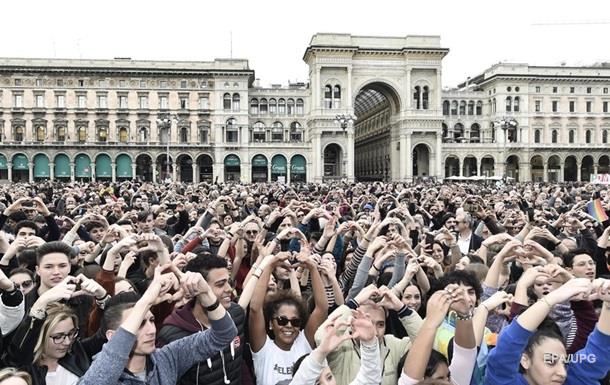 На марш против расизма вышли 200 тысяч итальянцев