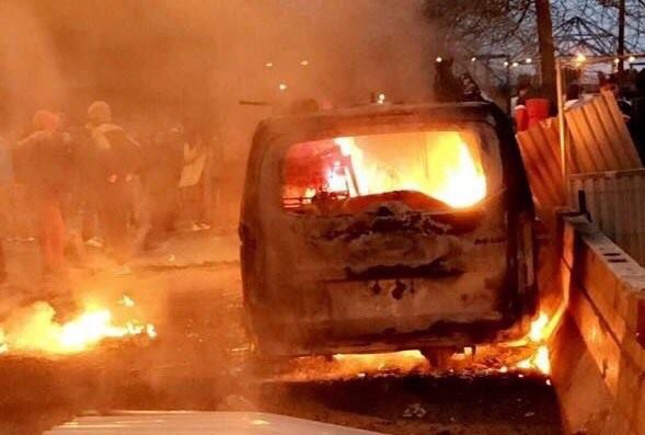 Беспорядки во Франции: сожжены 65 автомобилей
