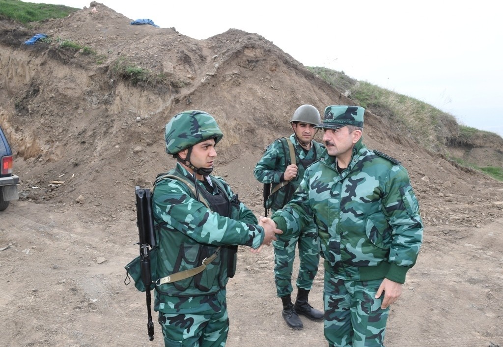 Эльчин Гулиев проверил боеготовность погранично-боевых пунктов на границе с Арменией