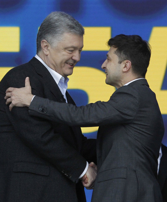 Дебаты между Порошенко и Зеленским