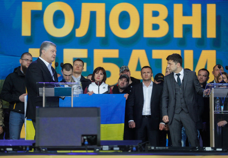 Дебаты между Порошенко и Зеленским