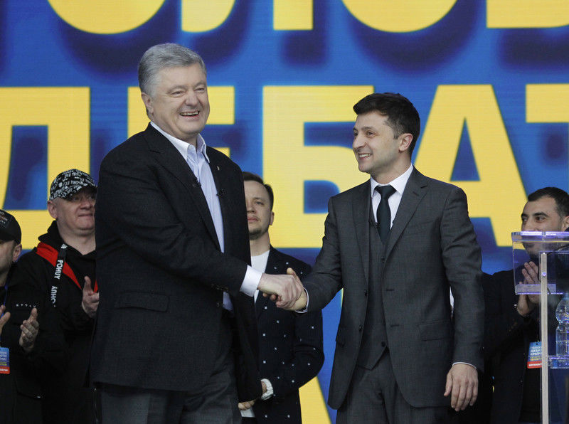 Дебаты между Порошенко и Зеленским
