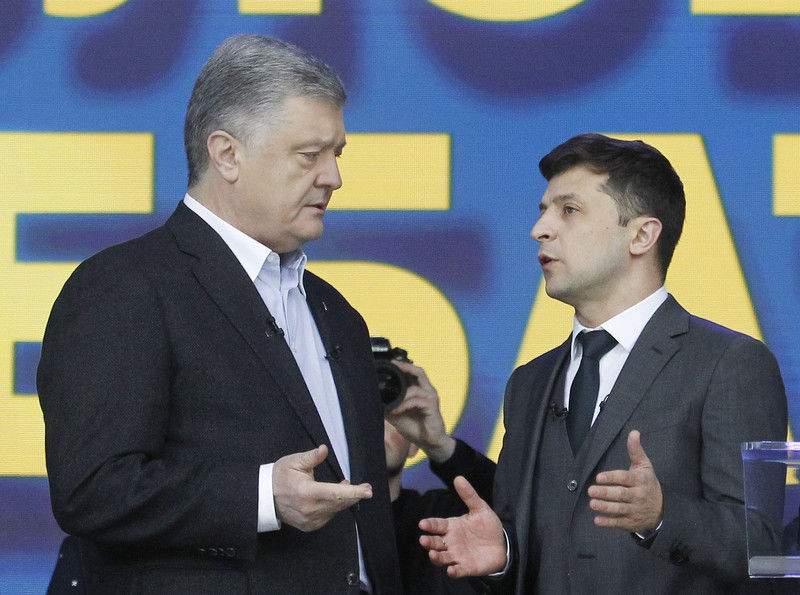 Дебаты между Порошенко и Зеленским
