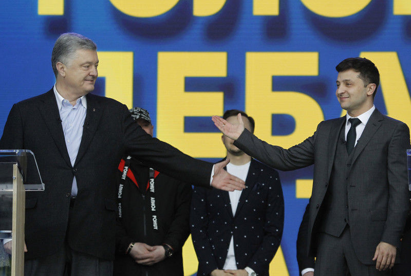 Дебаты между Порошенко и Зеленским