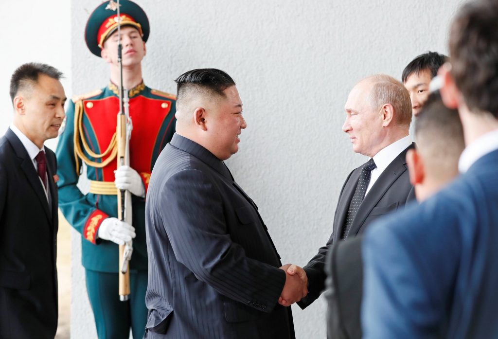 Ким Чен Ын опоздал на встречу с Владимиром Путиным почти на полчаса