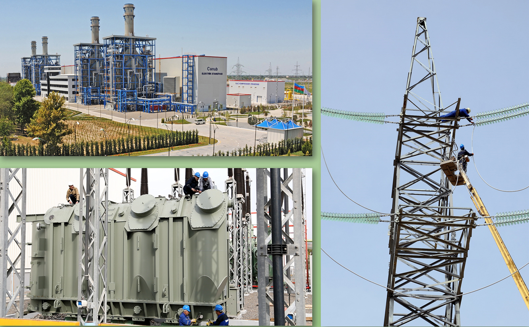 ОАО «Азерэнержи» доводит до высоко уровня надёжность ЭС «Джануб»