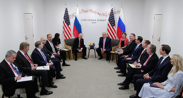 Встреча Путина и Трампа в Осаке