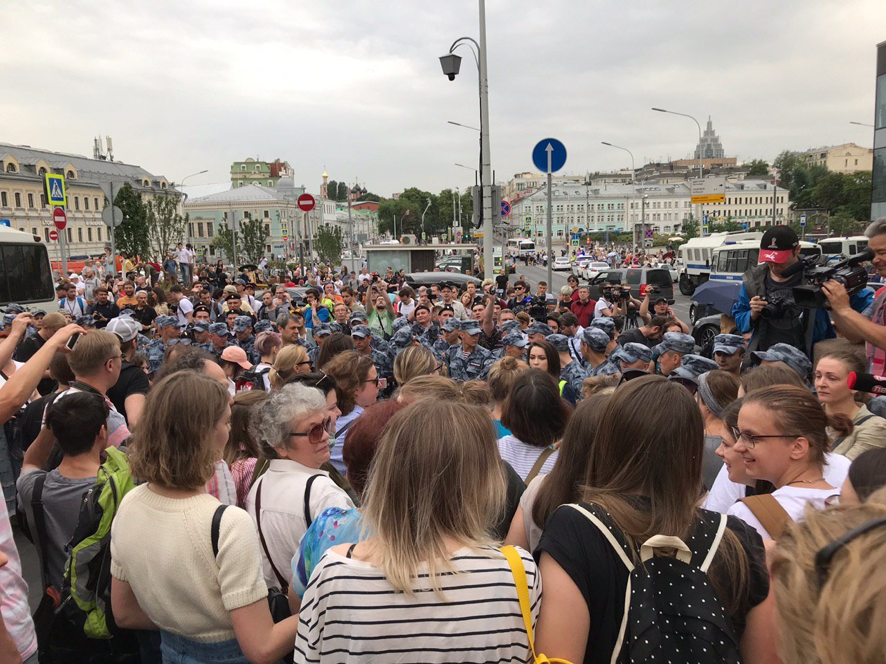 На марше в Москве задержано 513 человек (обновлено)