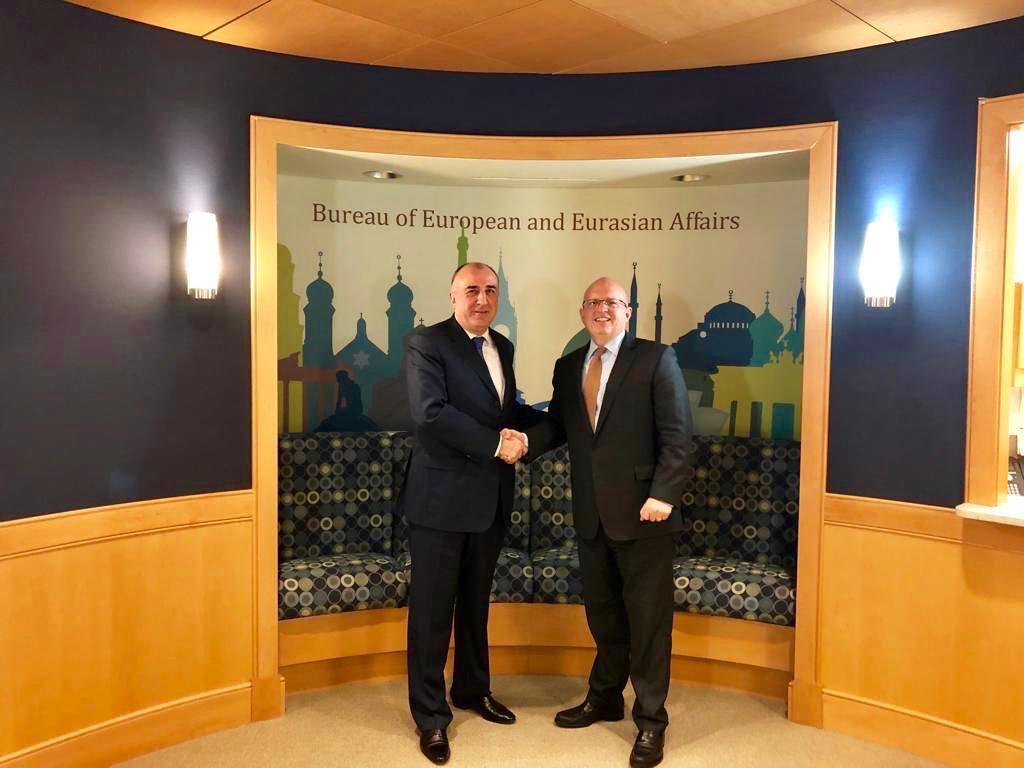 Мамедъяров встретился с и.о. помощника госсекретаря США по вопросам Европы и Евразии