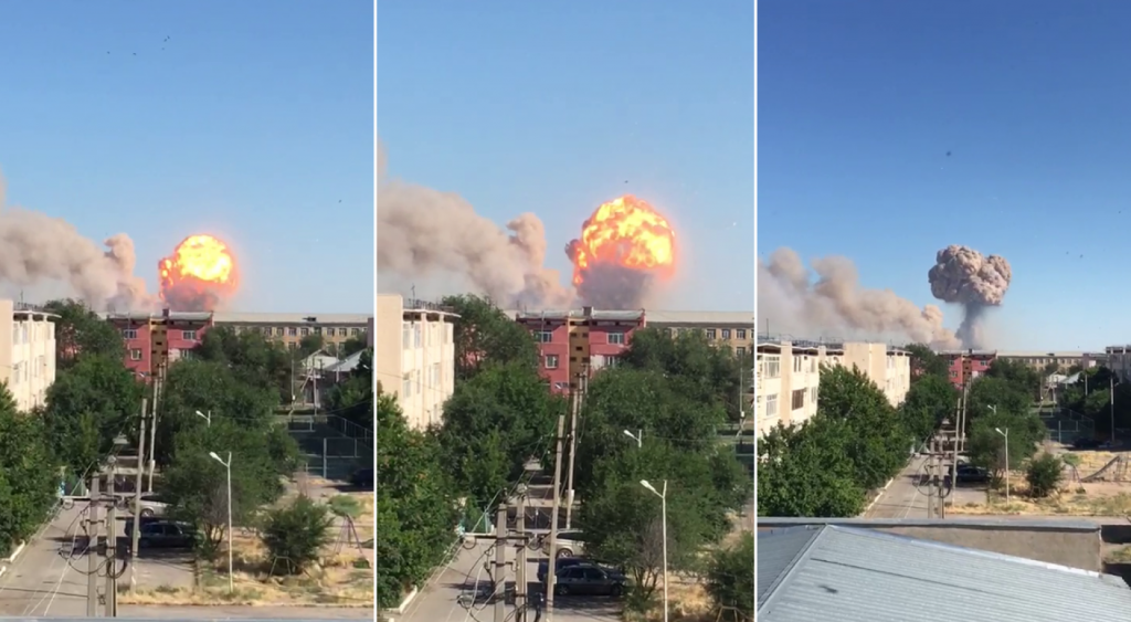 Серия мощных взрывов в Казахстане (обновлено)