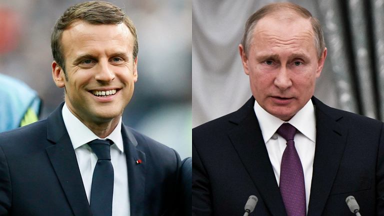 Обнародована дата и место встречи президентов Франции и России
