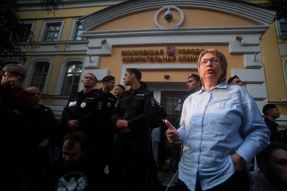 Акция протеста в Москве