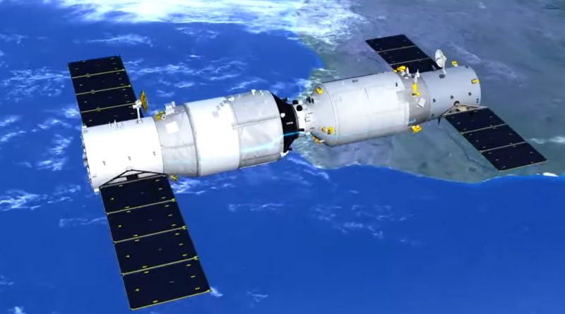 Китайская станция сгорела, возвращаясь с орбиты