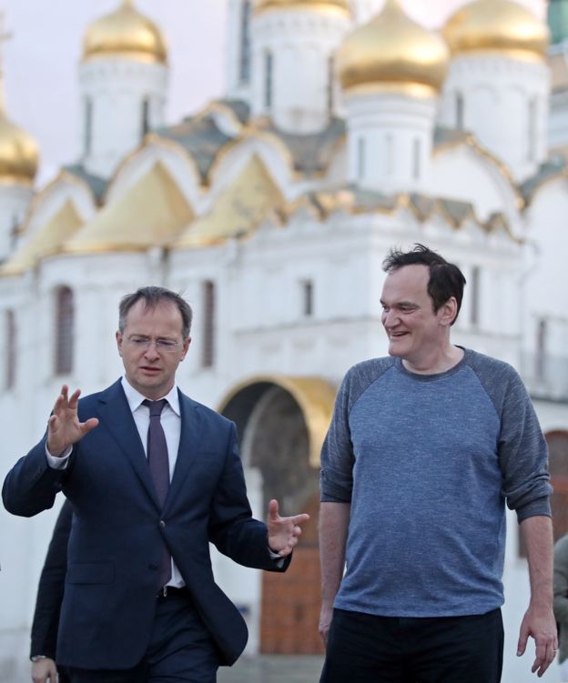 Квентин Тарантино прогулялся по Кремлю