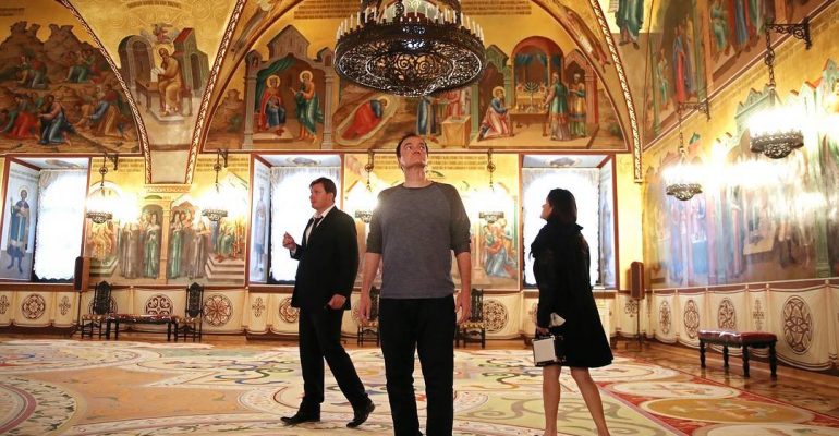 Квентин Тарантино прогулялся по Кремлю