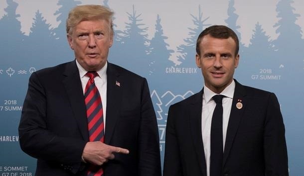 Трамп обиделся на Макрона: Никто не имеет права говорить от лица США