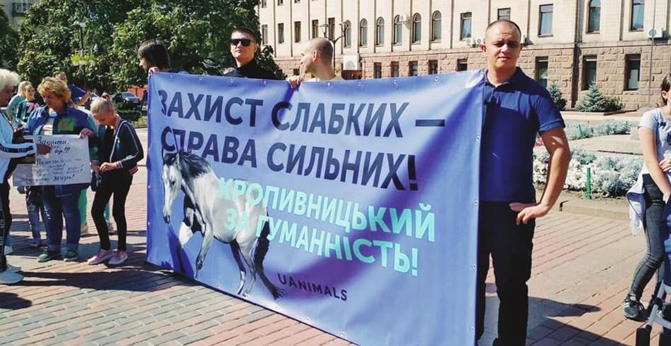 По всей Украине прошли акции в защиту животных