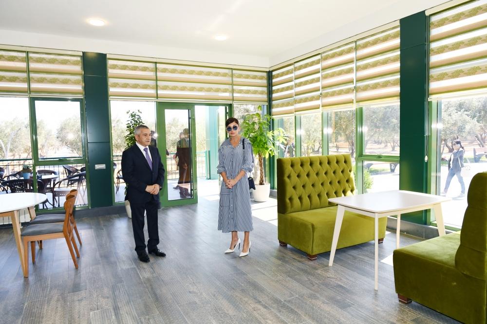 Мехрибан Алиева ознакомилась с новым парком в Кюрдаханы