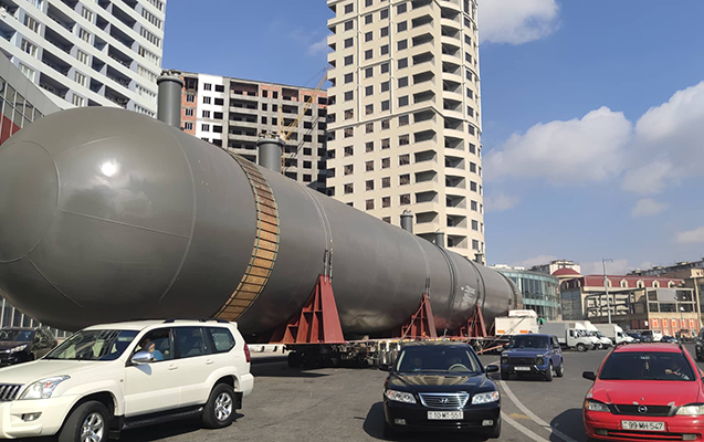 В Баку доставлена установка для хранения LPG