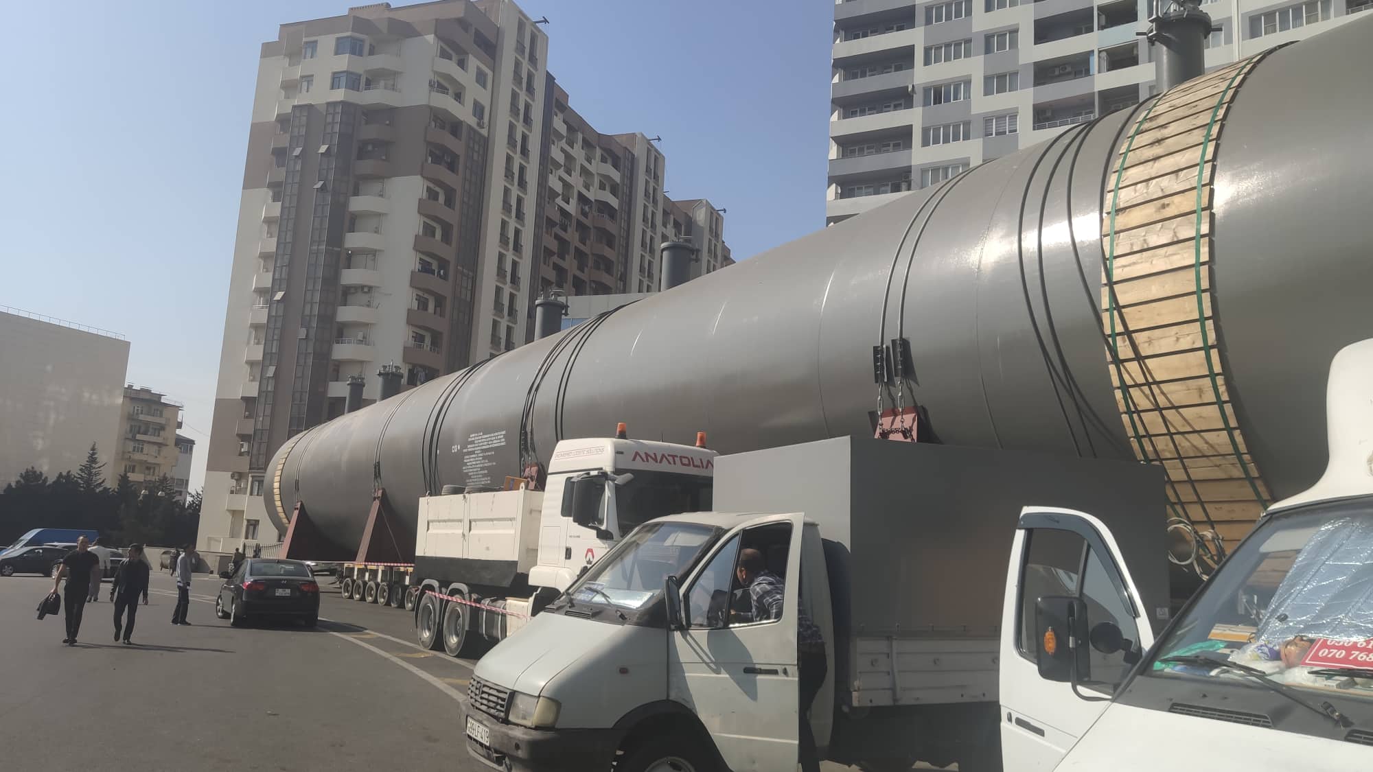 В Баку доставлена установка для хранения LPG