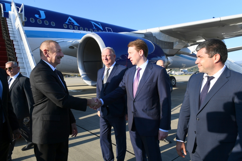 Ильхам Алиев по приглашению Путина прибыл в Сочи