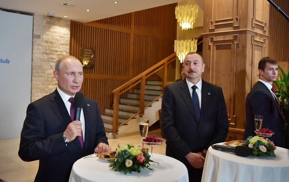 На неформальной встрече "Валдая-2019" Ильхам Алиев предложил Путину загадать желание