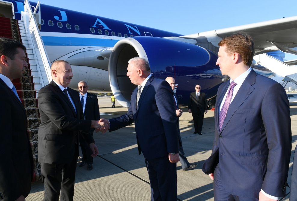 Ильхам Алиев по приглашению Путина прибыл в Сочи