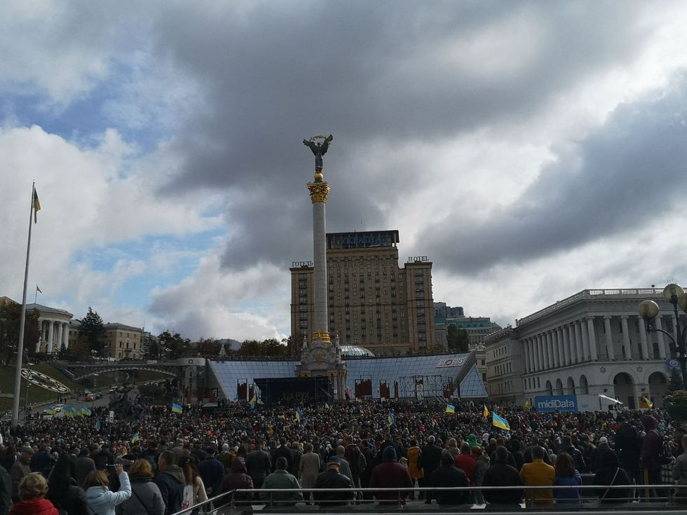 По всей Украине прошла волна протестов против капитуляции страны