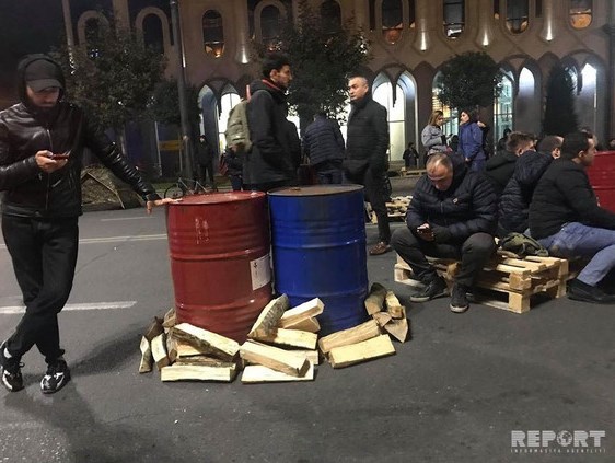 Протесты в Тбилиси возобновились