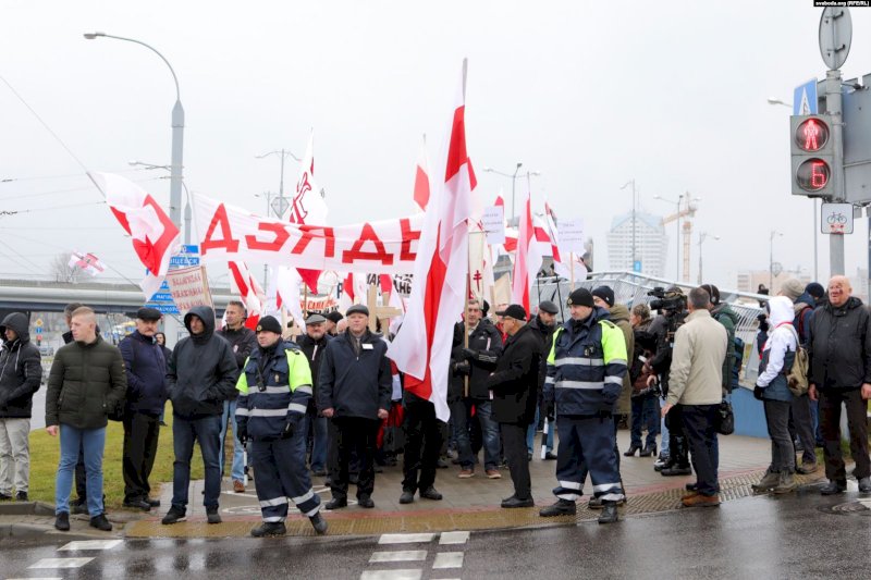 В Минске проходит акция оппозиции