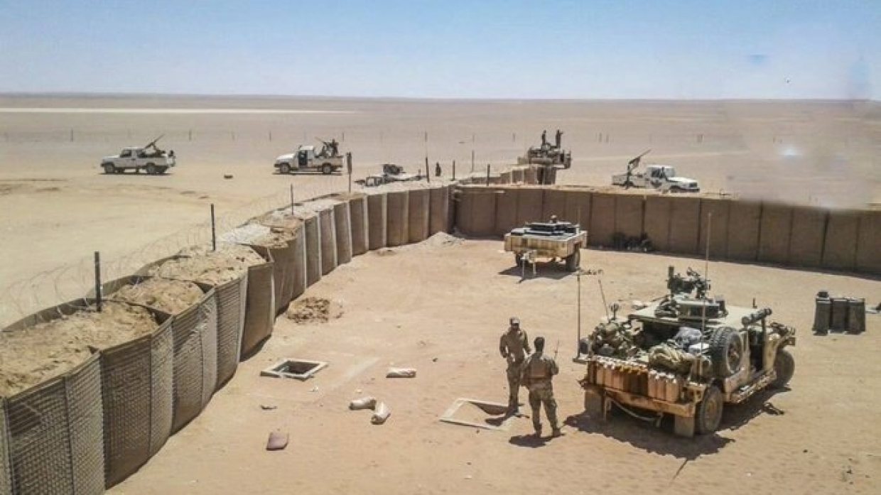 Военная полиция России заняла бывшую базу США в Сирии