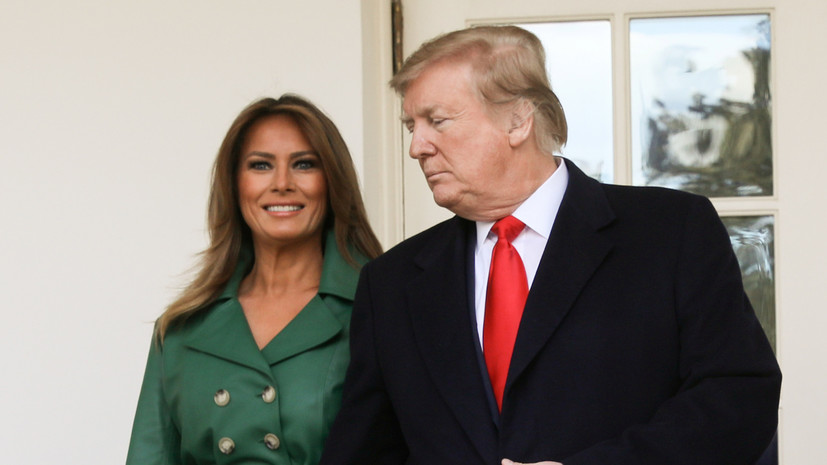 Дональд Трамп забыл про Меланию, торопясь к вертолету