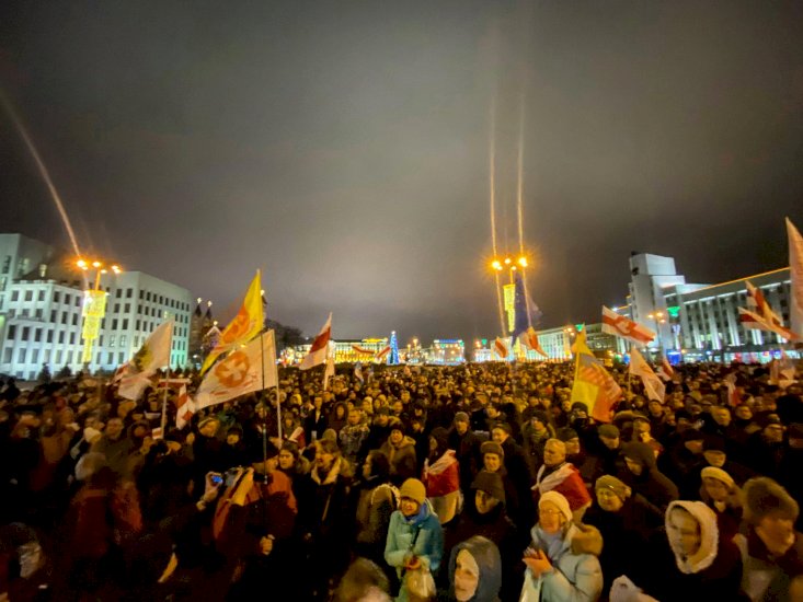 В Минске протестуют против углубленной интеграции Беларуси с Россией